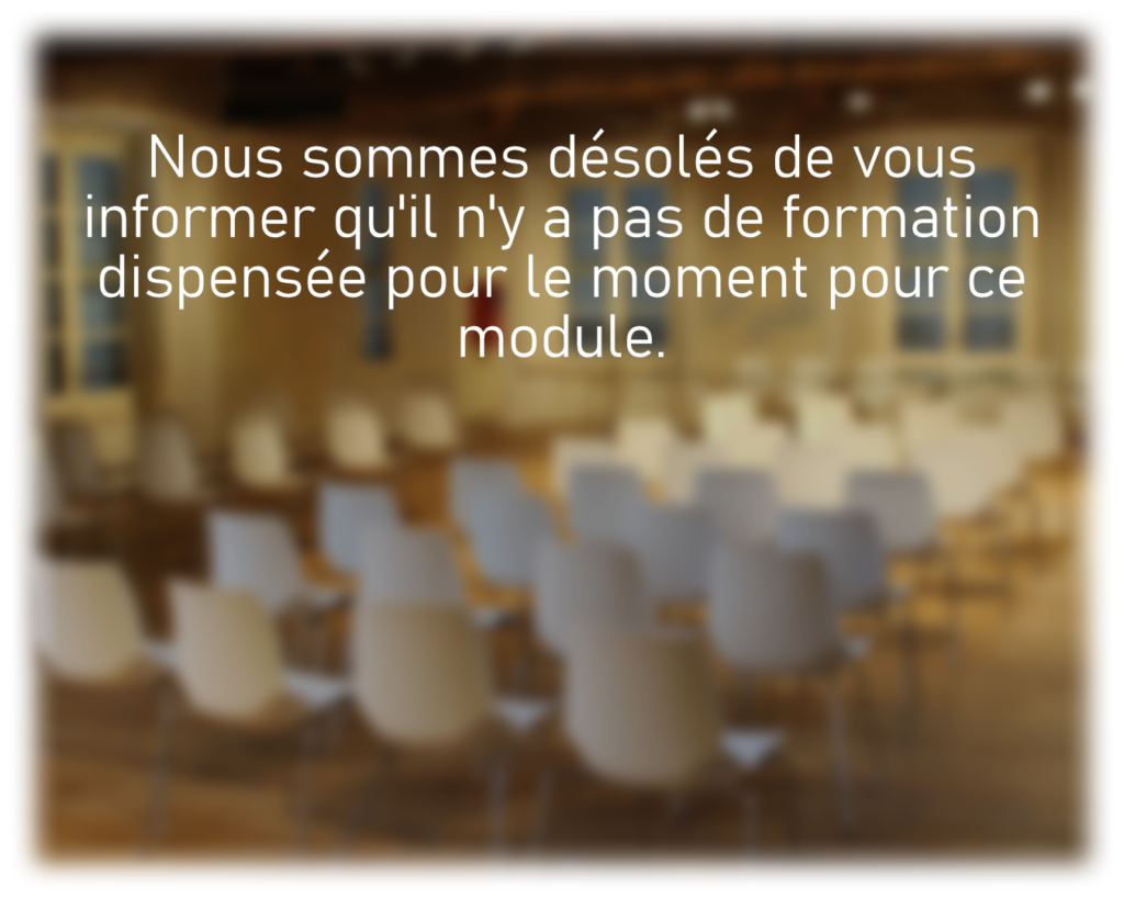 Pas de formation