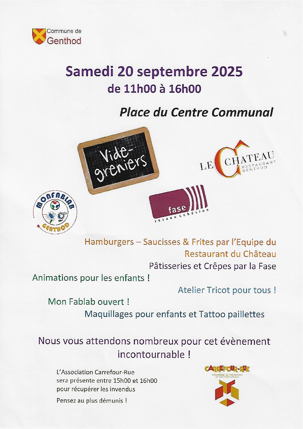 Vide grenier du 20 septembre à Gentho